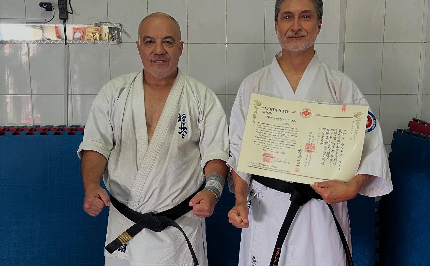 Graduaci&oacute;n Sandan de SENSEI Juan Zenteno !
